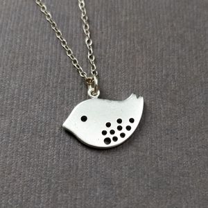 Sterling Bird Necklace